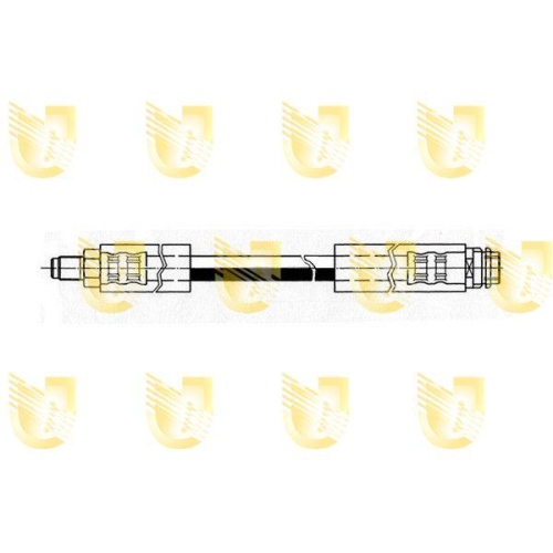 Bremsschlauch Unigom 377595 f&uuml;r Mercedes Benz Mercedes Benz Vorne