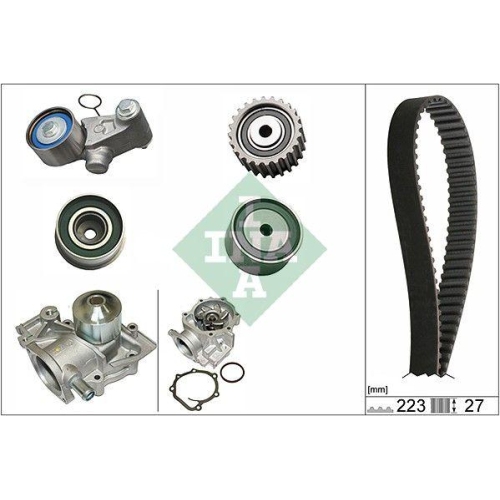 Wasserpumpe + Zahnriemensatz Schaeffler Ina 530 0426 30 f&uuml;r Subaru