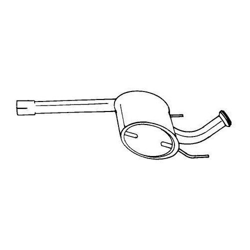 Mittelschalld&auml;mpfer Sigam 50444 f&uuml;r Renault