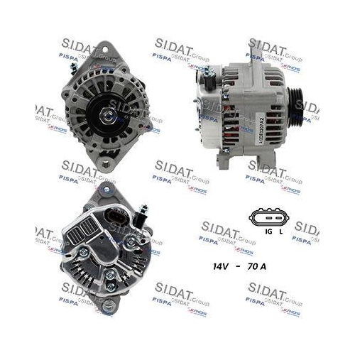 Generator Sidat A12DE0207A2 für Daihatsu