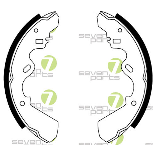 Brake Shoe Set 7 Seven Parts SVG10241 for
