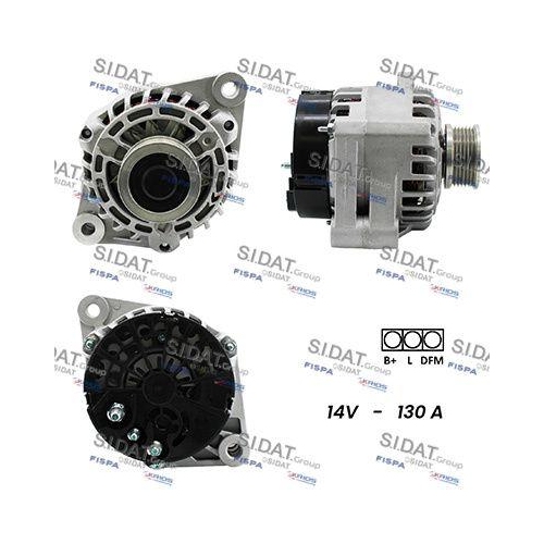 Generator Sidat A12DE0064A2 f&uuml;r Opel