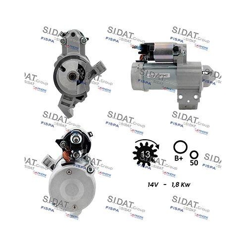 Starter Sidat S12DE0611A2 f&uuml;r Bmw