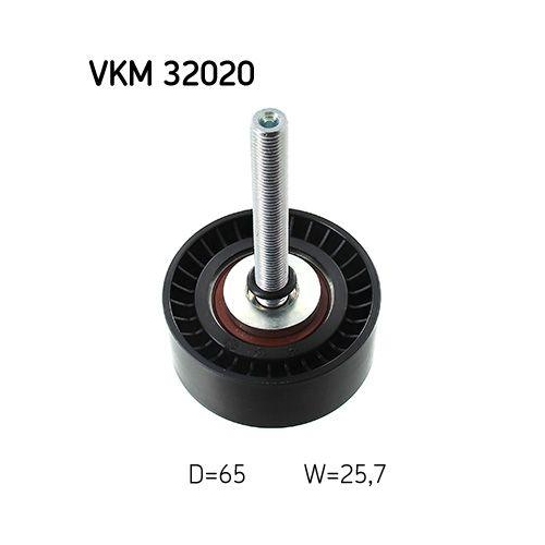 Umlenk /f&uuml;hrungsrolle Keilrippenriemen Skf VKM 32020 f&uuml;r Alfa Romeo Citro&euml;n Fiat