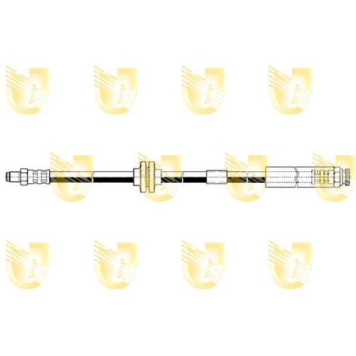 Bremsschlauch Unigom 377602 f&uuml;r Fiat Vorne