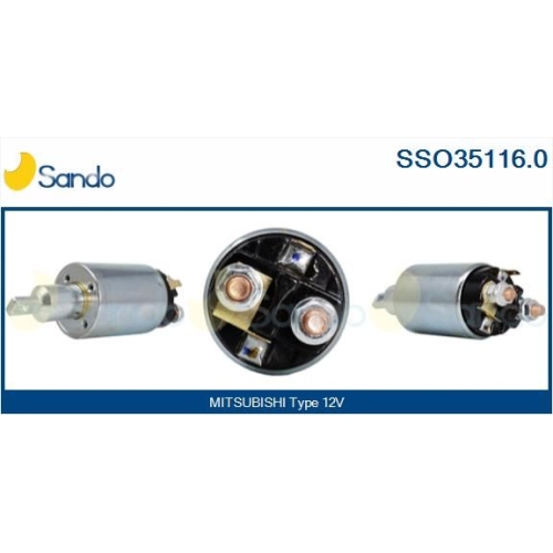 Magnetschalter Starter Sando SSO35116.0 f&uuml;r Mazda Mitsubishi