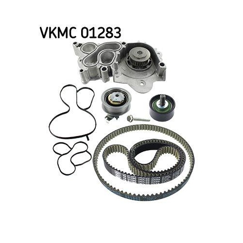 Wasserpumpe + Zahnriemensatz Skf VKMC 01283 f&uuml;r Audi Seat Skoda VW Audi (faw)