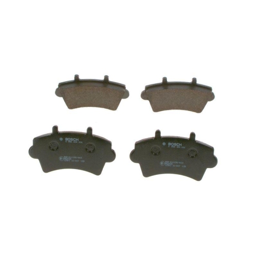 Bremsbelagsatz Scheibenbremse Bosch 0986494031 f&uuml;r Nissan Opel Renault Saab