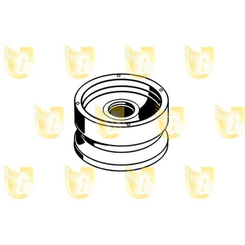 Federbeinst&uuml;tzlager Unigom 390240 f&uuml;r Seat Vorderachse Links Vorderachse Rechts