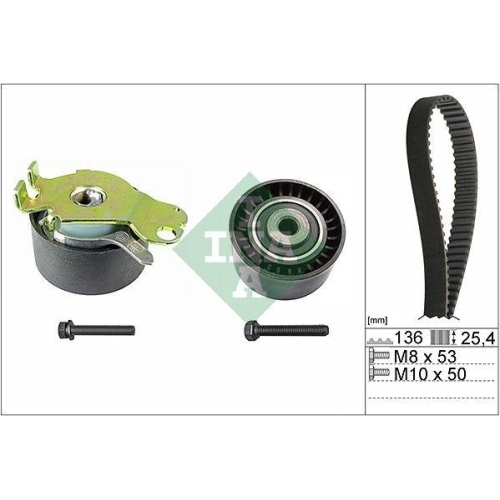 Zahnriemensatz Schaeffler Ina 530 0236 10 f&uuml;r Citro&euml;n Peugeot