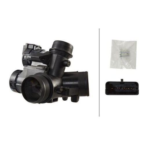Drosselklappenstutzen Hella 8UK 007 623-411 für Ford Mazda Peugeot Volvo