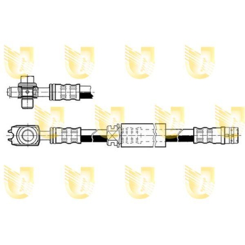 Bremsschlauch Unigom 377622 f&uuml;r Audi Vorne