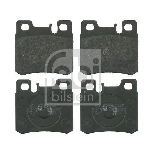 Bremsbelagsatz Scheibenbremse Febi Bilstein 16153 f&uuml;r Mercedes Benz Hinterachse