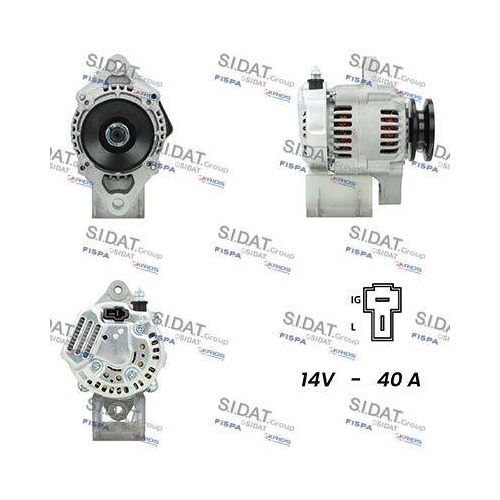 Generator Sidat A12DE0091A2 f&uuml;r Toyota Kubota
