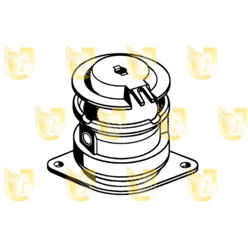 Lagerung Motor Unigom 396818 f&uuml;r VW Hinten Vorne Rechts