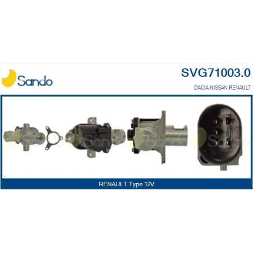Agr Ventil Sando SVG71003.0 für Nissan Renault