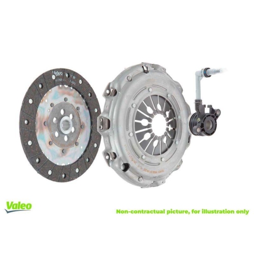 Kupplungssatz Valeo 834087 Kit3p (csc) Mit Hocheffizienter Kupplung f&uuml;r Ford