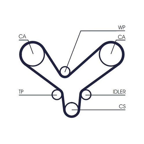 Zahnriemen Continental Ctam CT1175 f&uuml;r Hyundai Kia