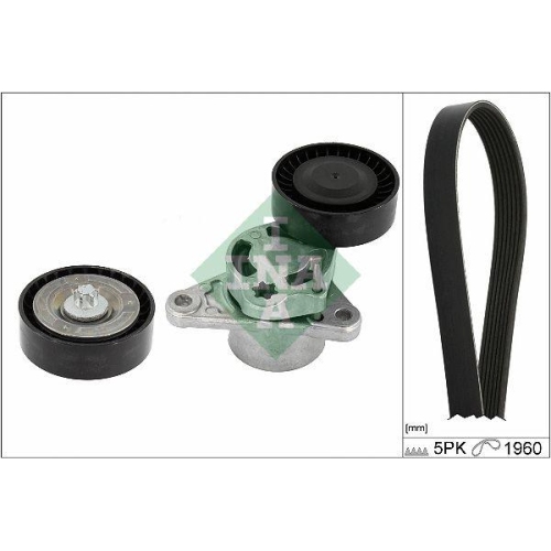 Keilrippenriemensatz Schaeffler Ina 529 0487 10 f&uuml;r Mercedes Benz Mercedes Benz