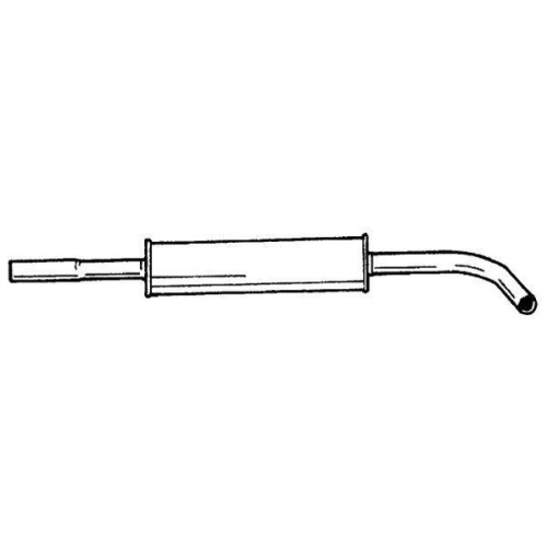 Mittelschalldämpfer Sigam 22423 für Seat VW Mitte