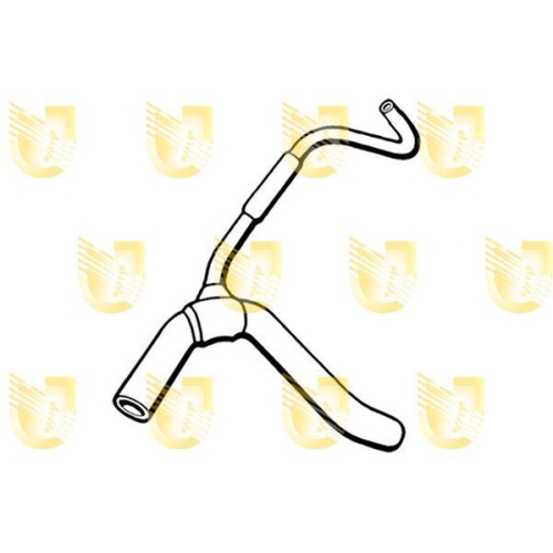 K&uuml;hlerschlauch Unigom 8433 f&uuml;r Fiat F&uuml;r Fahrzeuge Mit Klimaanlage