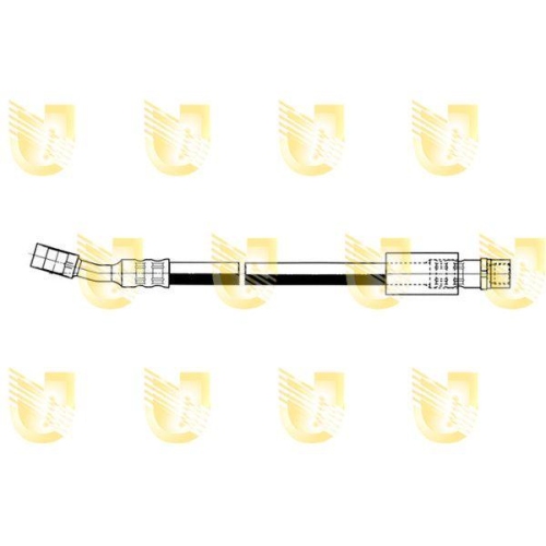 Bremsschlauch Unigom 377701 f&uuml;r Opel Vorne