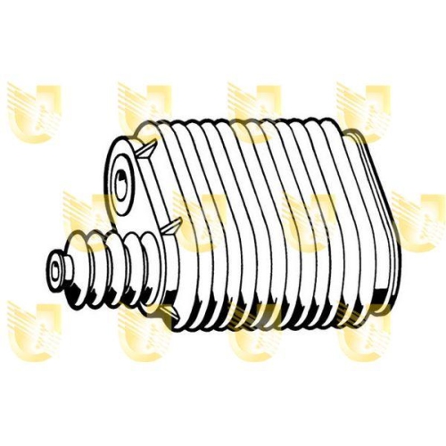 Faltenbalg Lenkung Unigom 300070 f&uuml;r Alfa Romeo Fiat Lancia Vorderachse Rechts