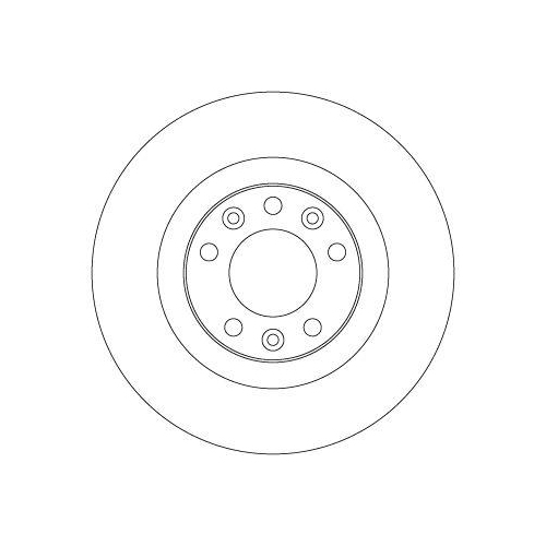 Bremsscheibe Trw DF6667 f&uuml;r Vauxhall Citro&euml;n DS Opel Peugeot Hinterachse