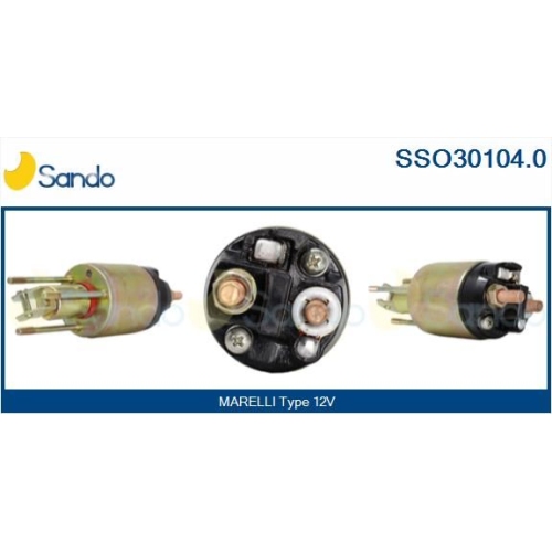 Magnetschalter Starter Sando SSO30104.0 f&uuml;r Fiat