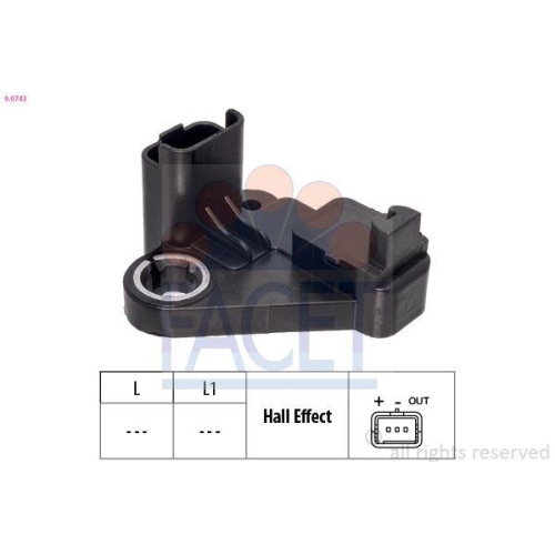 Impulsgeber Kurbelwelle Facet 9.0743 Oe Equivalent f&uuml;r Ford Jaguar Mazda Volvo