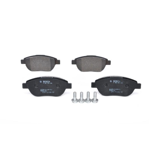 Bremsbelagsatz Scheibenbremse Bosch 0986494038 f&uuml;r Citro&euml;n Fiat Peugeot