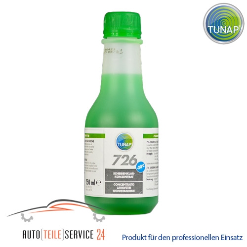 Tunap 726 Ganzjahres Scheibenwasch Konz. 250ml