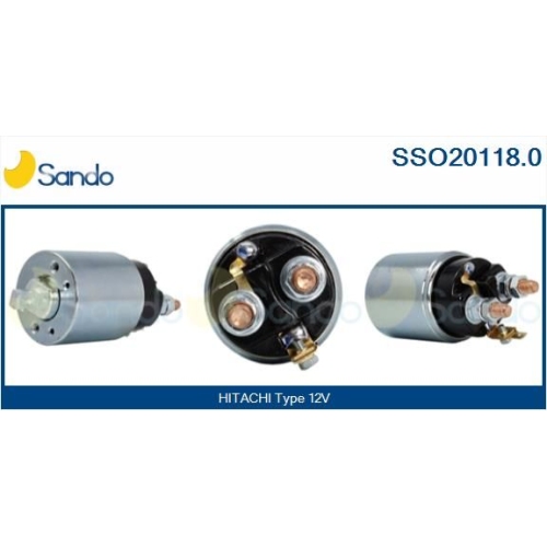 Magnetschalter Starter Sando SSO20118.0 f&uuml;r Hitachi Yanmar
