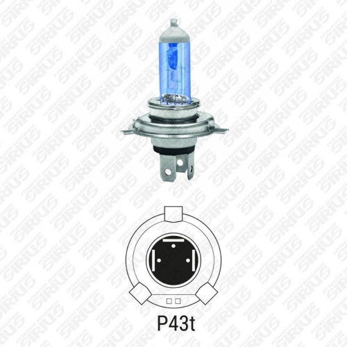 Gl&uuml;hlampe Fernscheinwerfer Automotive Accessories Sirius SW-H4.2 f&uuml;r Alfa Romeo