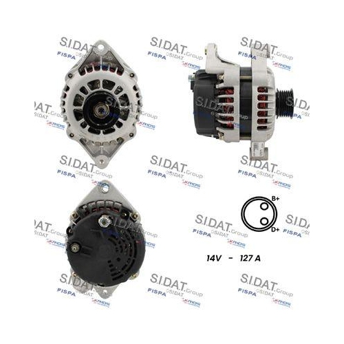 Generator Sidat A12DR1148A2 f&uuml;r Daf Opel Vauxhall