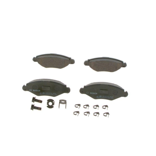 Bremsbelagsatz Scheibenbremse Bosch 0986494039 f&uuml;r Citro&euml;n Peugeot Vorderachse