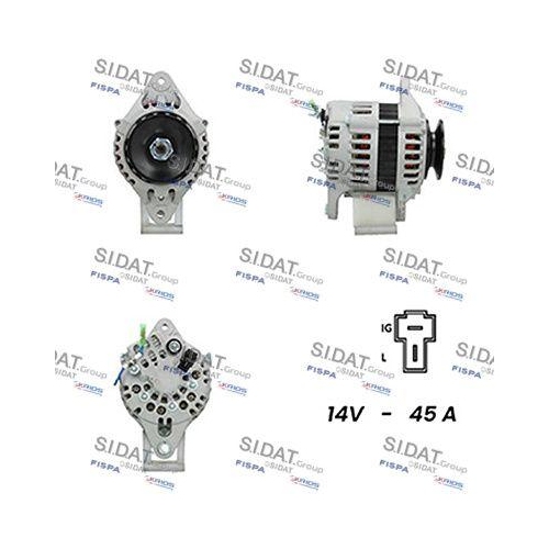 Generator Sidat A12HT0117A2 f&uuml;r Isuzu Mitsubishi Subaru Suzuki Hitachi Hyster