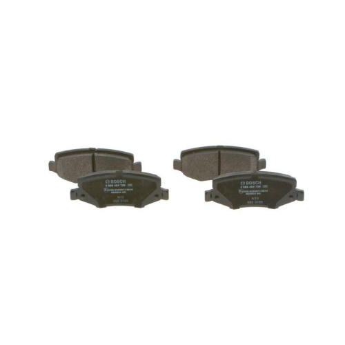 Bremsbelagsatz Scheibenbremse Bosch 0986494706 f&uuml;r Chrysler Dodge Jeep