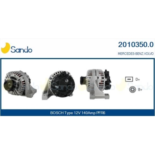 Generator Sando 2010350.0 f&uuml;r Volvo
