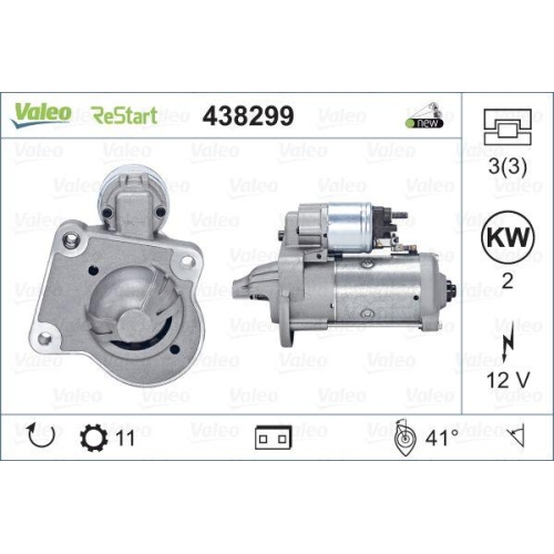 Starter Valeo 438299 Valeo Origins Stop&start - New O.e. Technologie f&uuml;r Ford