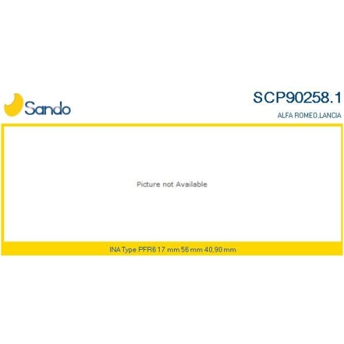 Riemenscheibe Generator Sando SCP90258.1 f&uuml;r Alfa Romeo Fiat Ika