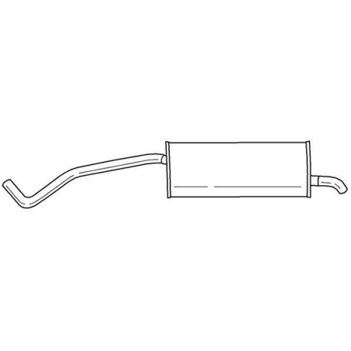 Endschalld&auml;mpfer Sigam 22652 f&uuml;r Seat