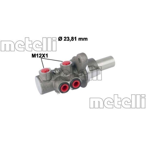 Hauptbremszylinder Metelli 05-0779 f&uuml;r Fiat Opel