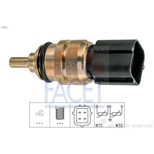 Sensor K&uuml;hlmitteltemperatur Facet 7.3371 Made In Italy - Oe Equivalent f&uuml;r Kia