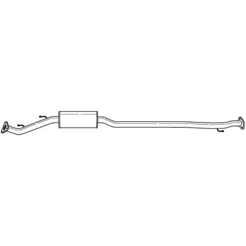 Mittelschalld&auml;mpfer Sigam 23414 f&uuml;r Honda