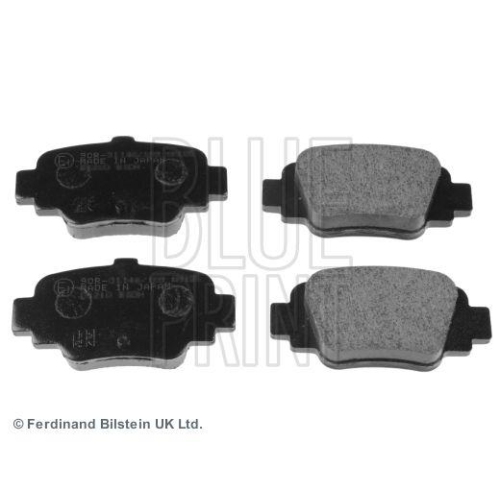 Bremsbelagsatz Scheibenbremse Blue Print ADN14283 f&uuml;r Nissan Hinterachse
