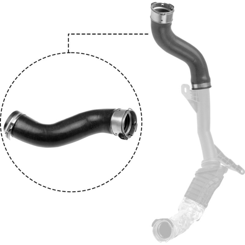 Ladeluftschlauch Gates 09-0812 für Renault Dacia