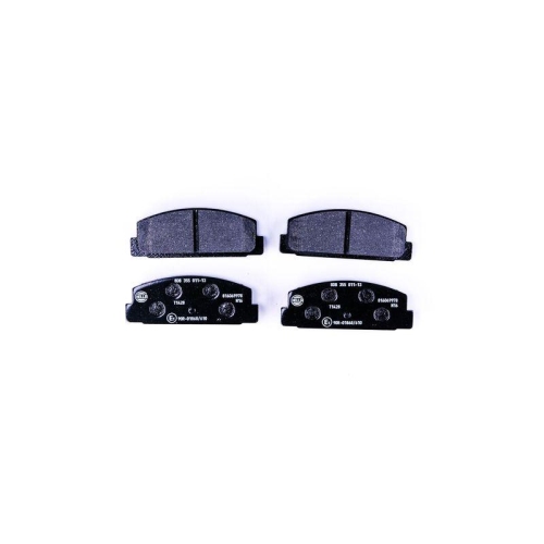 Bremsbelagsatz Scheibenbremse Hella 8DB 355 011-131 f&uuml;r Mazda Mitsubishi