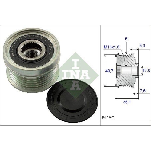 Generatorfreilauf Schaeffler Ina 535 0134 10 f&uuml;r Mercedes Benz Mercedes Benz