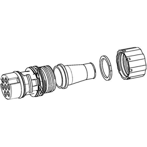 Leitungsverbindersatz Hella 9XX 340 880-001 für Daf Scania Kögel Nooteboom Doll